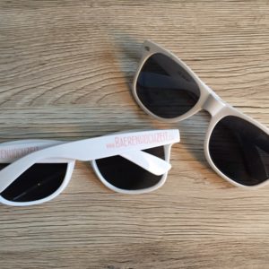 Baerenhochzeit Sonnenbrille, weiss
